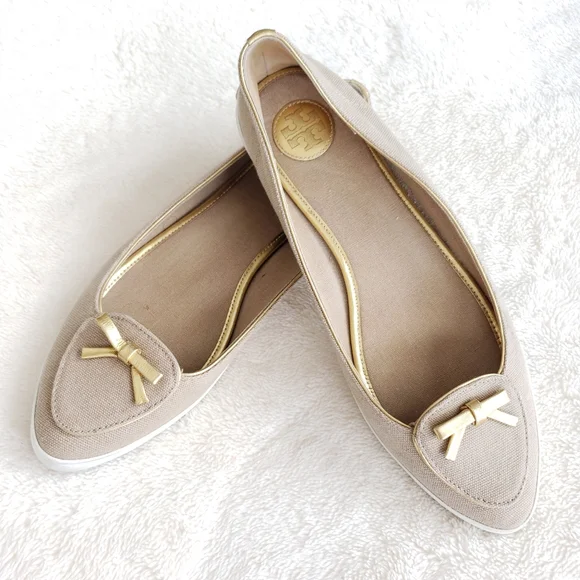 Tory Burch Canvas Flats - Picture 2 of 9